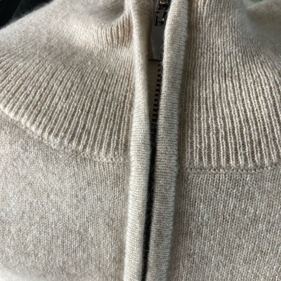 State Cashmere Quarter Zip Polo Sweater - Picture 6 of 6